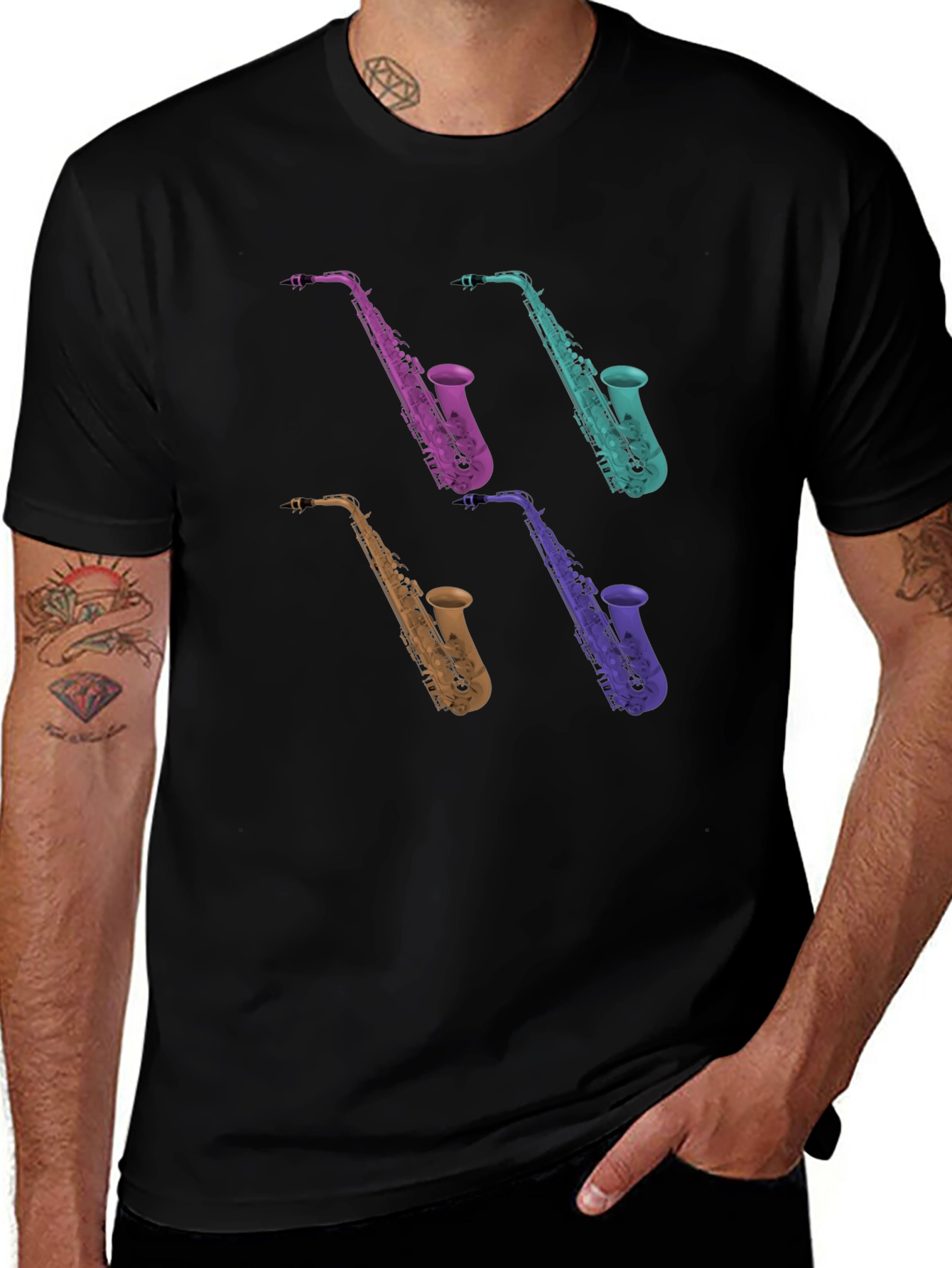Cool Saxophone Music Lover T-Shirt