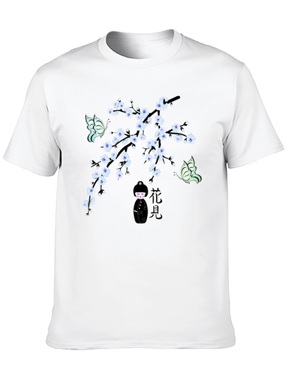 Cherry Blossom Butterfly T-Shirt