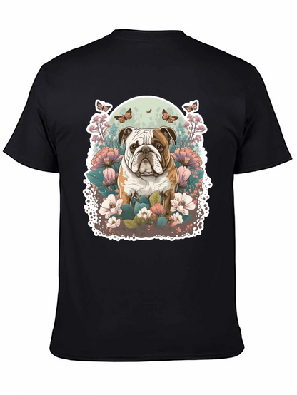 Bulldog Floral T-Shirt