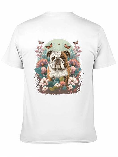 Bulldog Floral T-Shirt