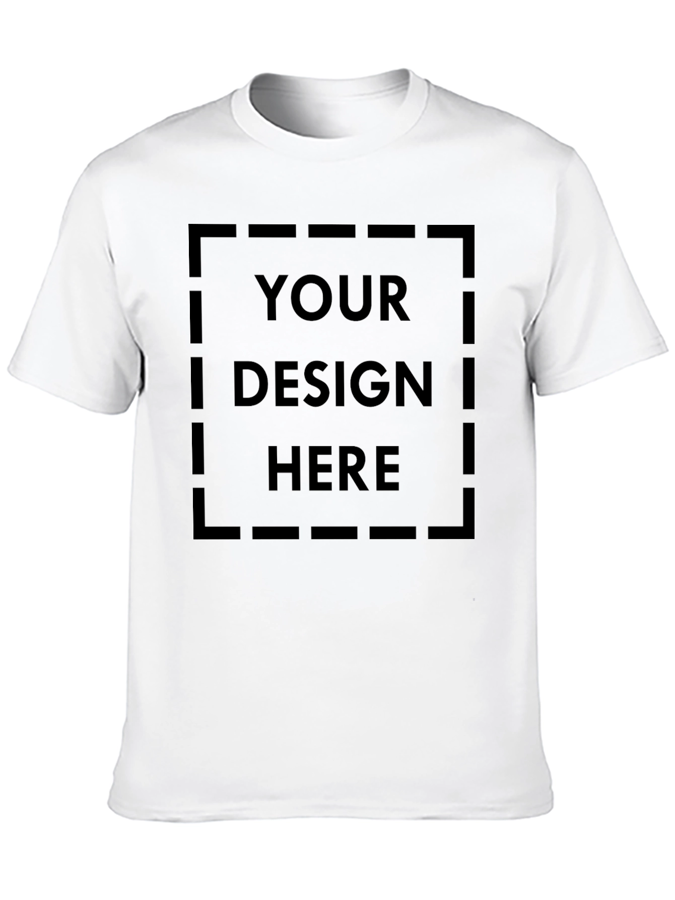 Mens Black Customizable T-Shirt