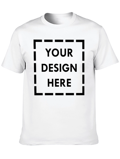 Mens Black Customizable T-Shirt