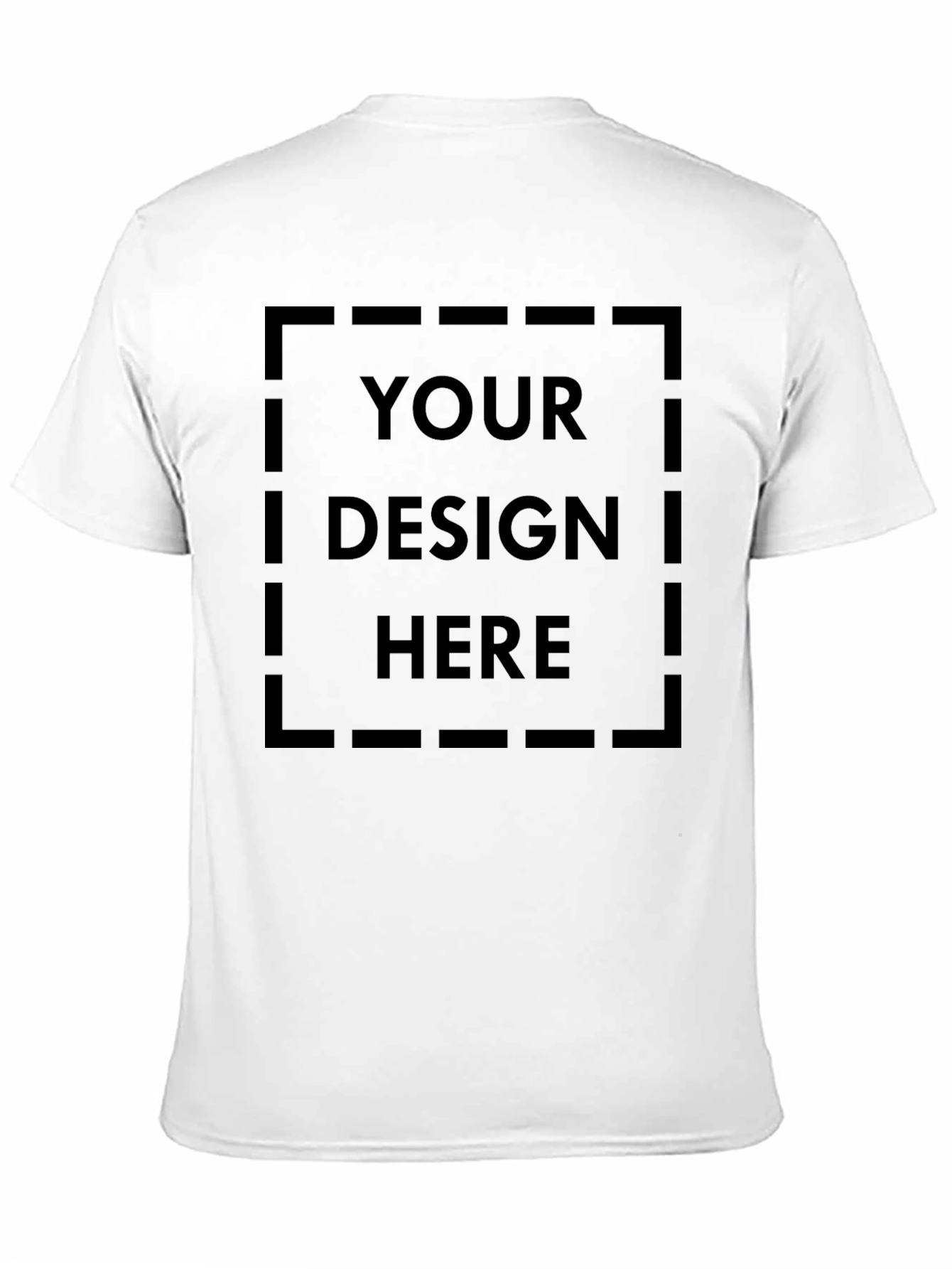 Mens Black Customizable T-Shirt