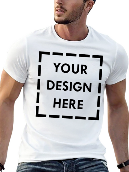 Mens Black Customizable T-Shirt
