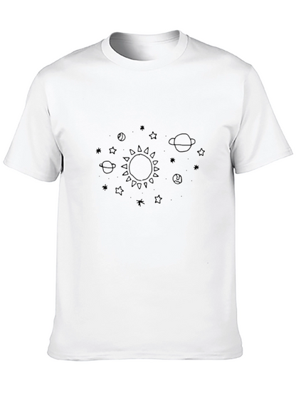 Space Graphic Black T-Shirt