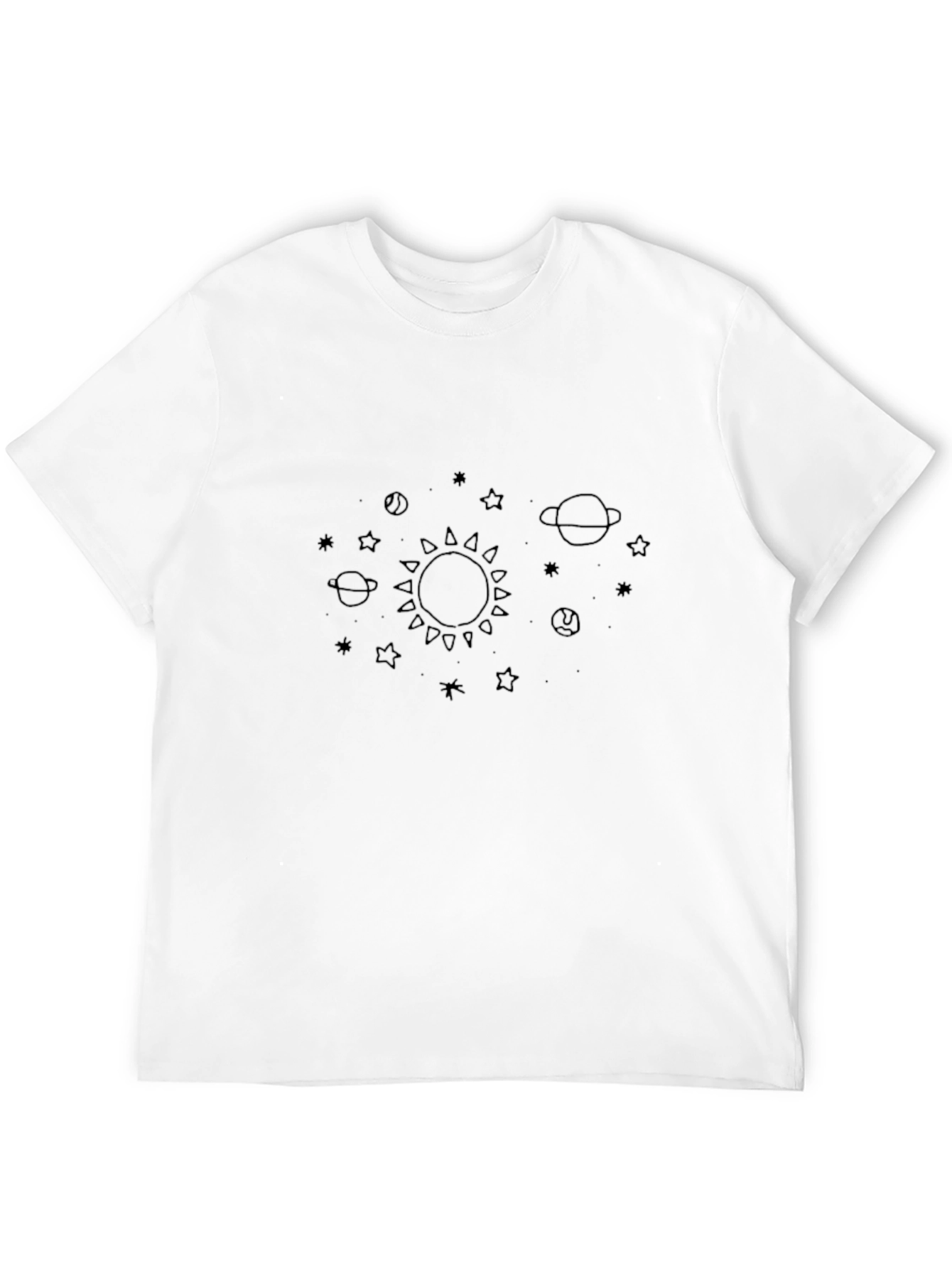 Space Graphic Black T-Shirt