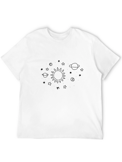 Space Graphic Black T-Shirt