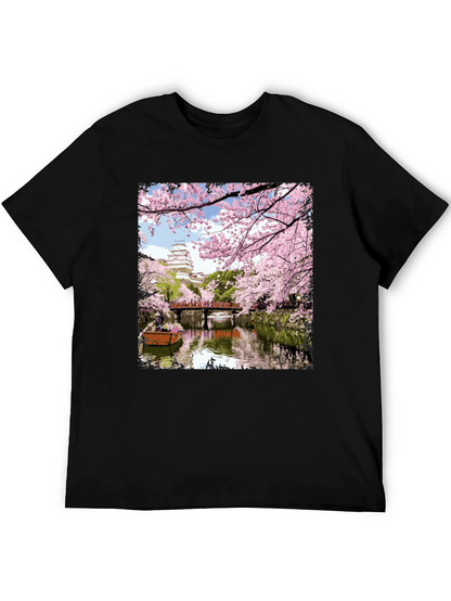 Sakura Castle T-Shirt - Japanese Spring