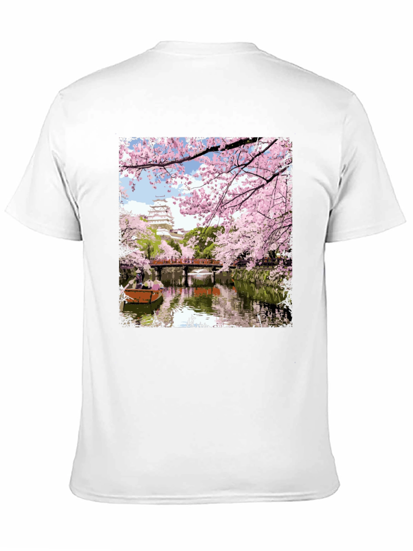 Sakura Castle T-Shirt - Japanese Spring