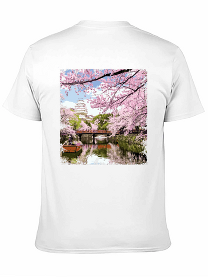 Sakura Castle T-Shirt - Japanese Spring