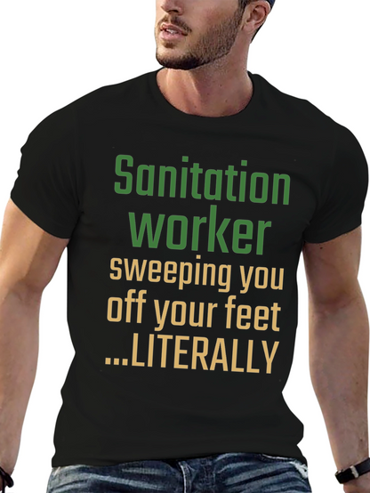 Sanitation Worker Novelty Graphic Tee