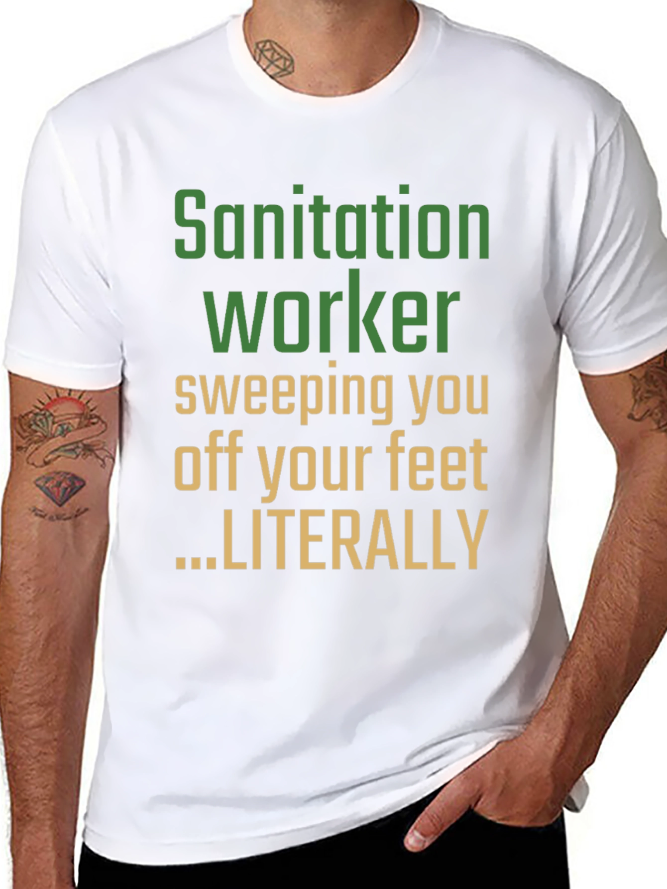 Sanitation Worker Novelty Graphic Tee