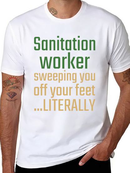 Sanitation Worker Novelty Graphic Tee
