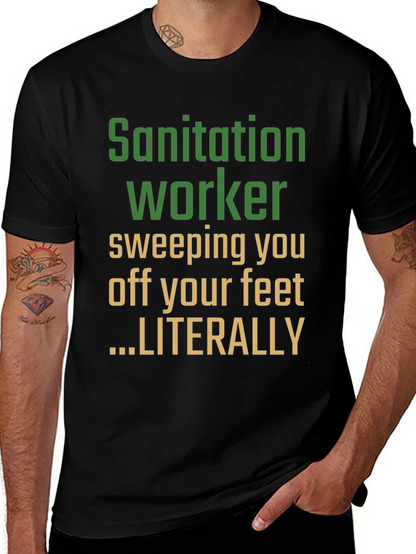 Sanitation Worker Novelty Graphic Tee