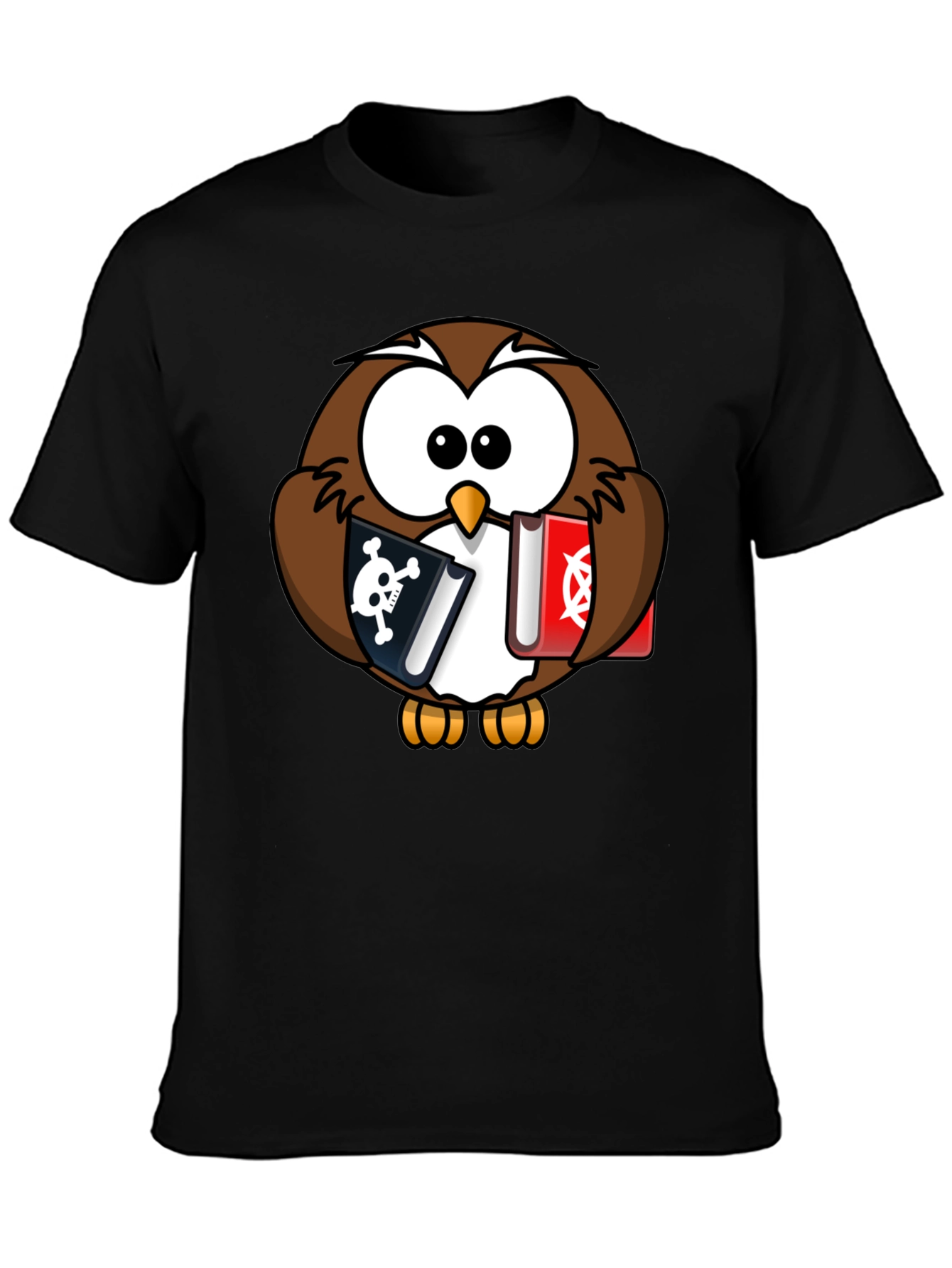 Owl Pirate & Occult Book T-Shirt