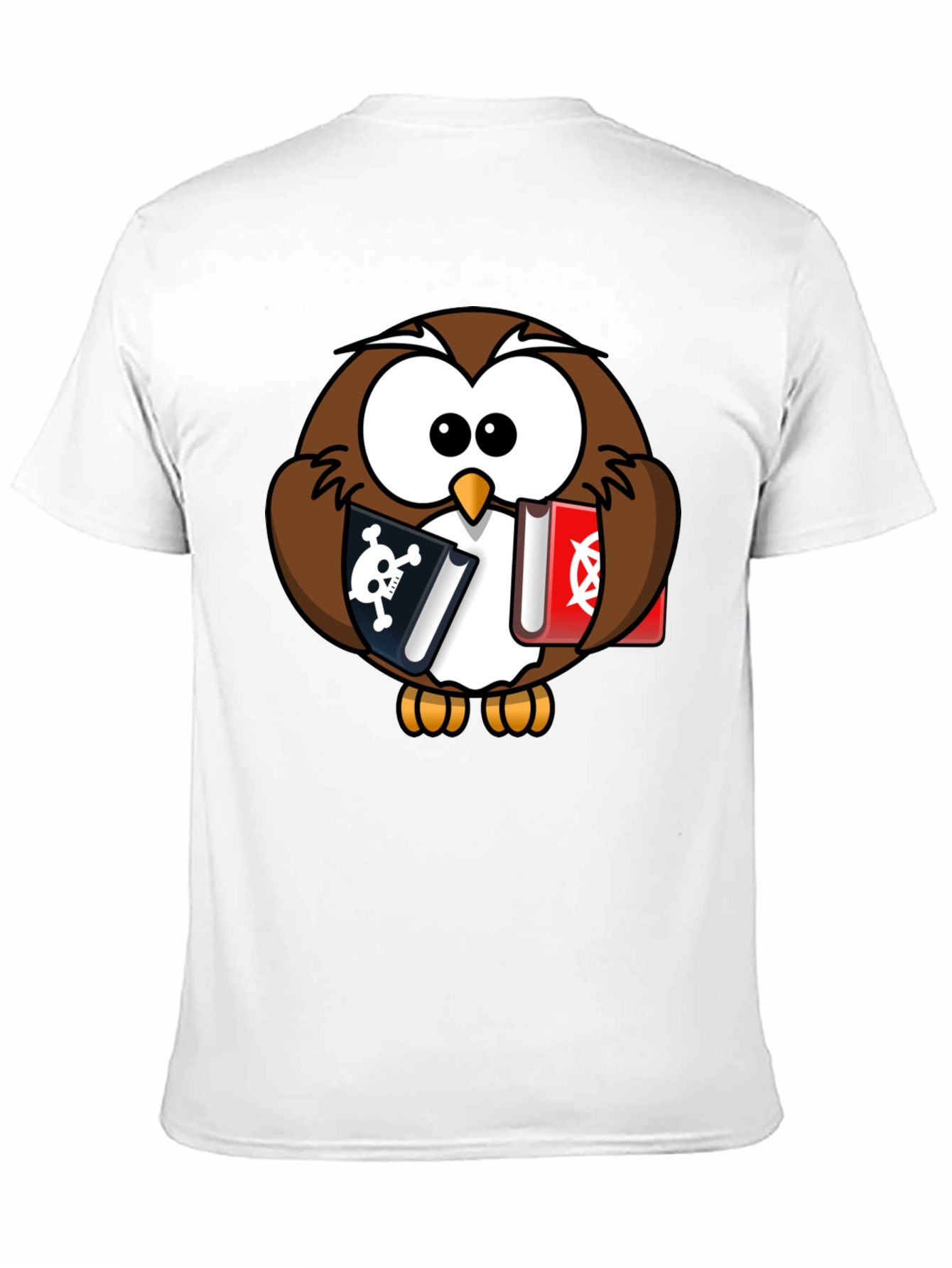 Owl Pirate & Occult Book T-Shirt