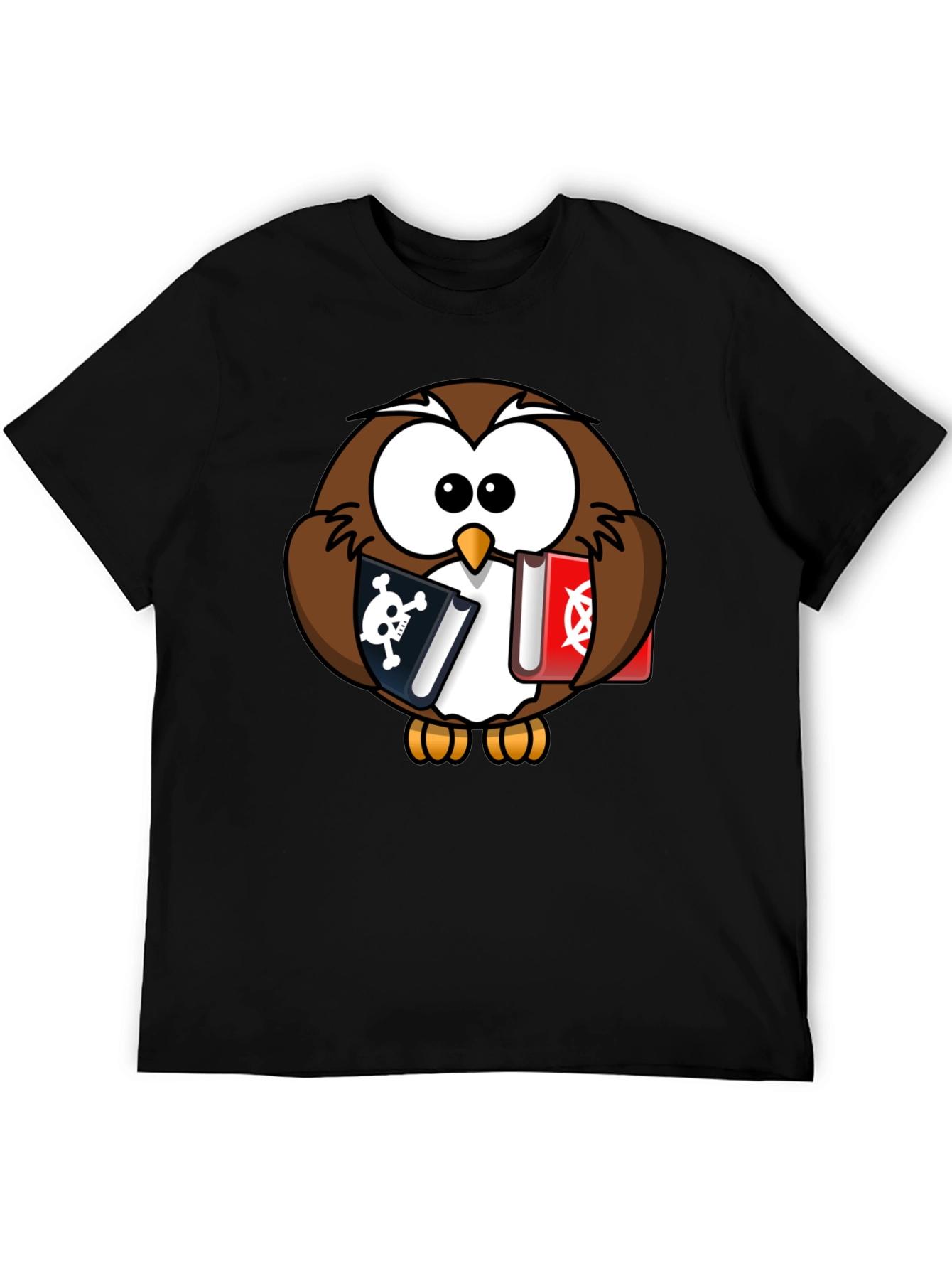Owl Pirate & Occult Book T-Shirt