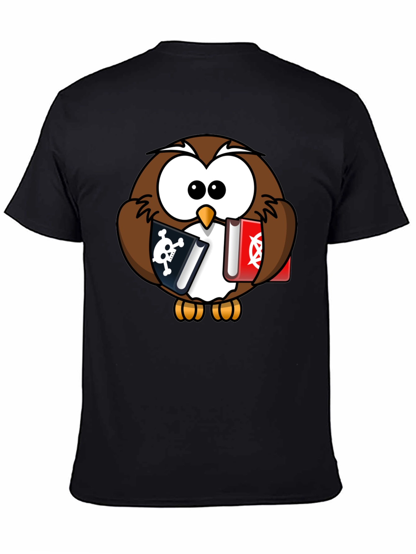 Owl Pirate & Occult Book T-Shirt