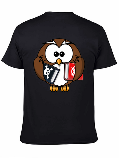 Owl Pirate & Occult Book T-Shirt