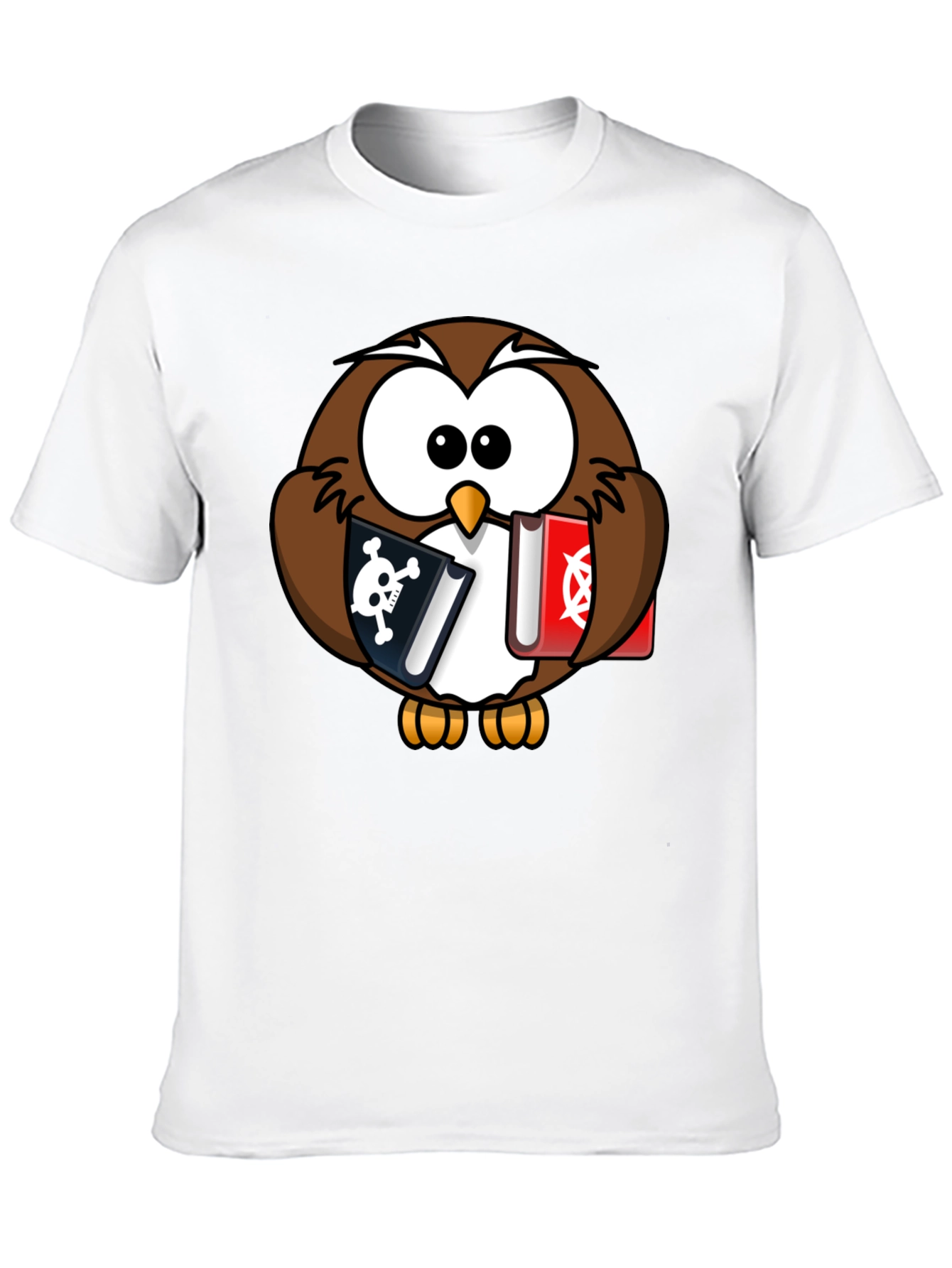 Owl Pirate & Occult Book T-Shirt
