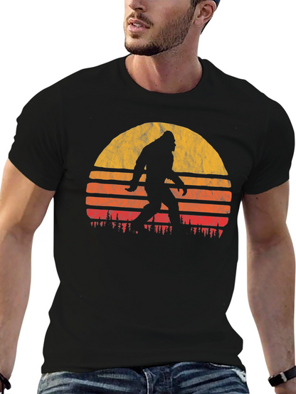 Retro Bigfoot Sunset T-Shirt
