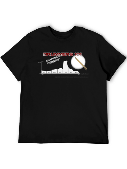 Drummers 101 Tempo Chart Black T-Shirt