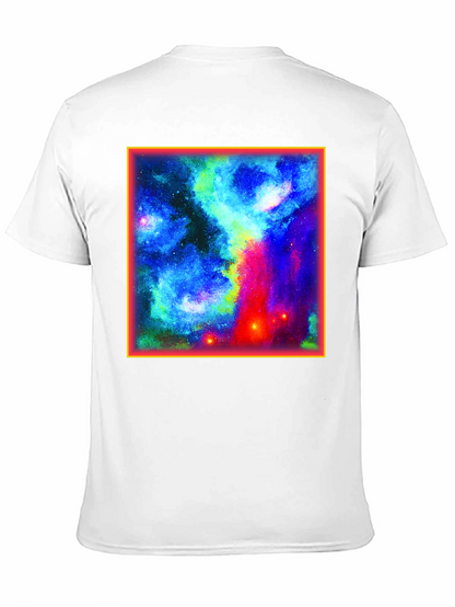 Galaxy Graphic Tee - Black Cotton Blend