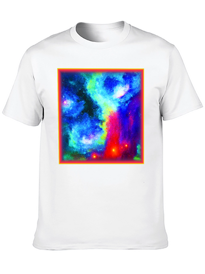 Galaxy Graphic Tee - Black Cotton Blend