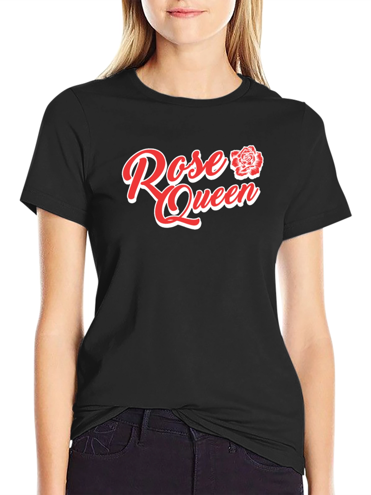 Rose Queen Black T-Shirt