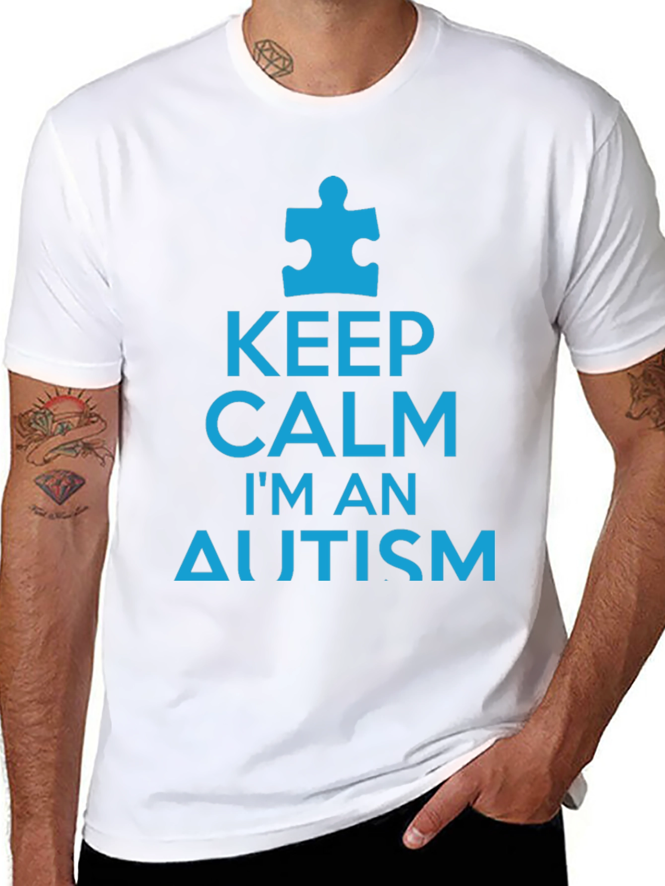 Keep Calm Im An Autism Awareness T-Shirt