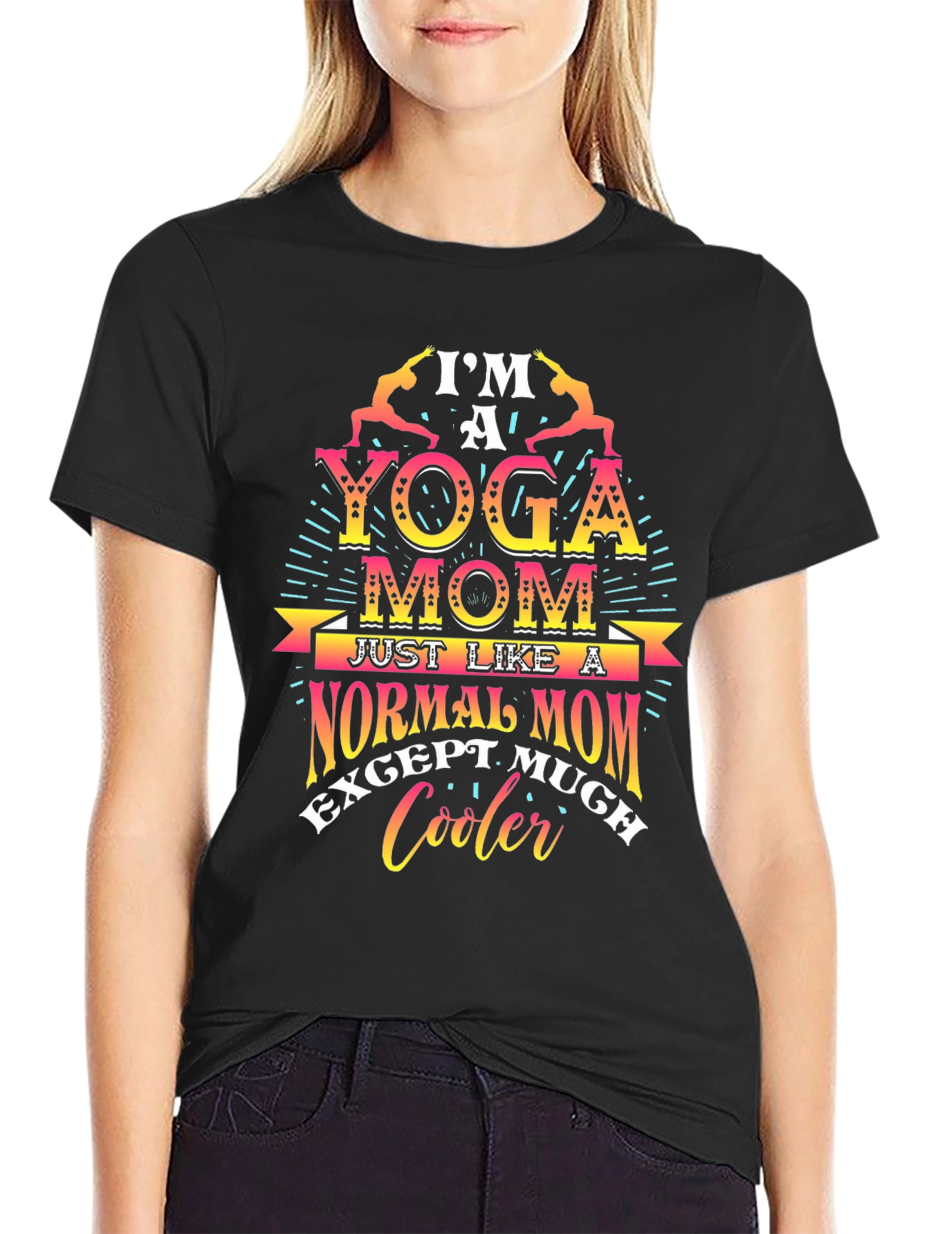 Yoga Mom T-Shirt - Cool & Unique Design