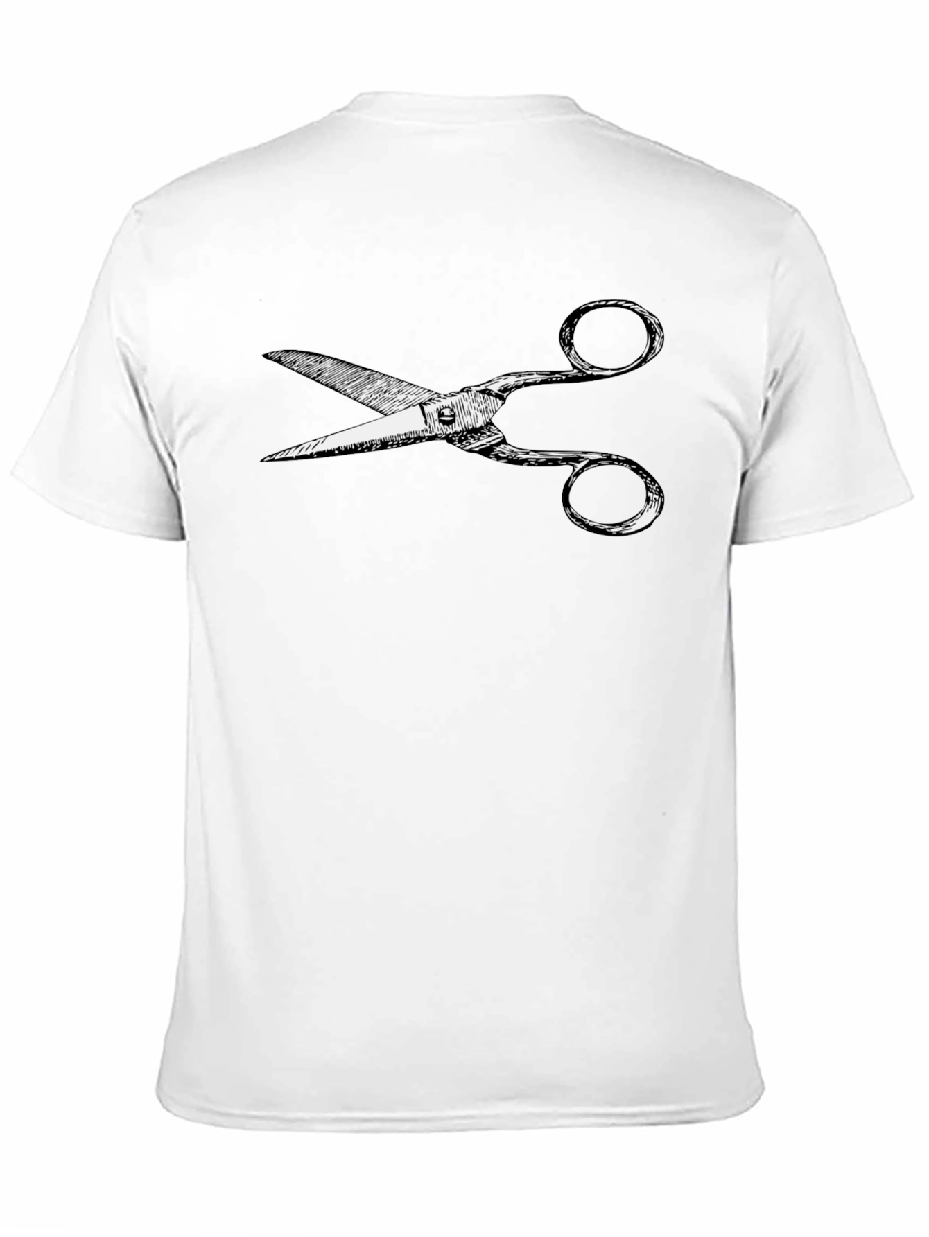 Scissors Graphic Tee - Cool Barber Fashion