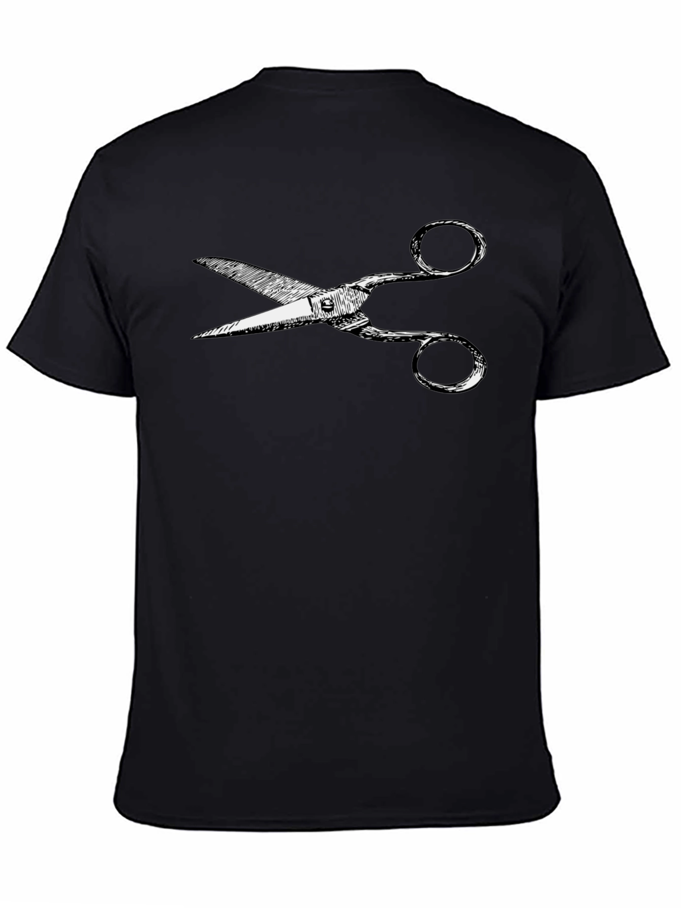 Scissors Graphic Tee - Cool Barber Fashion