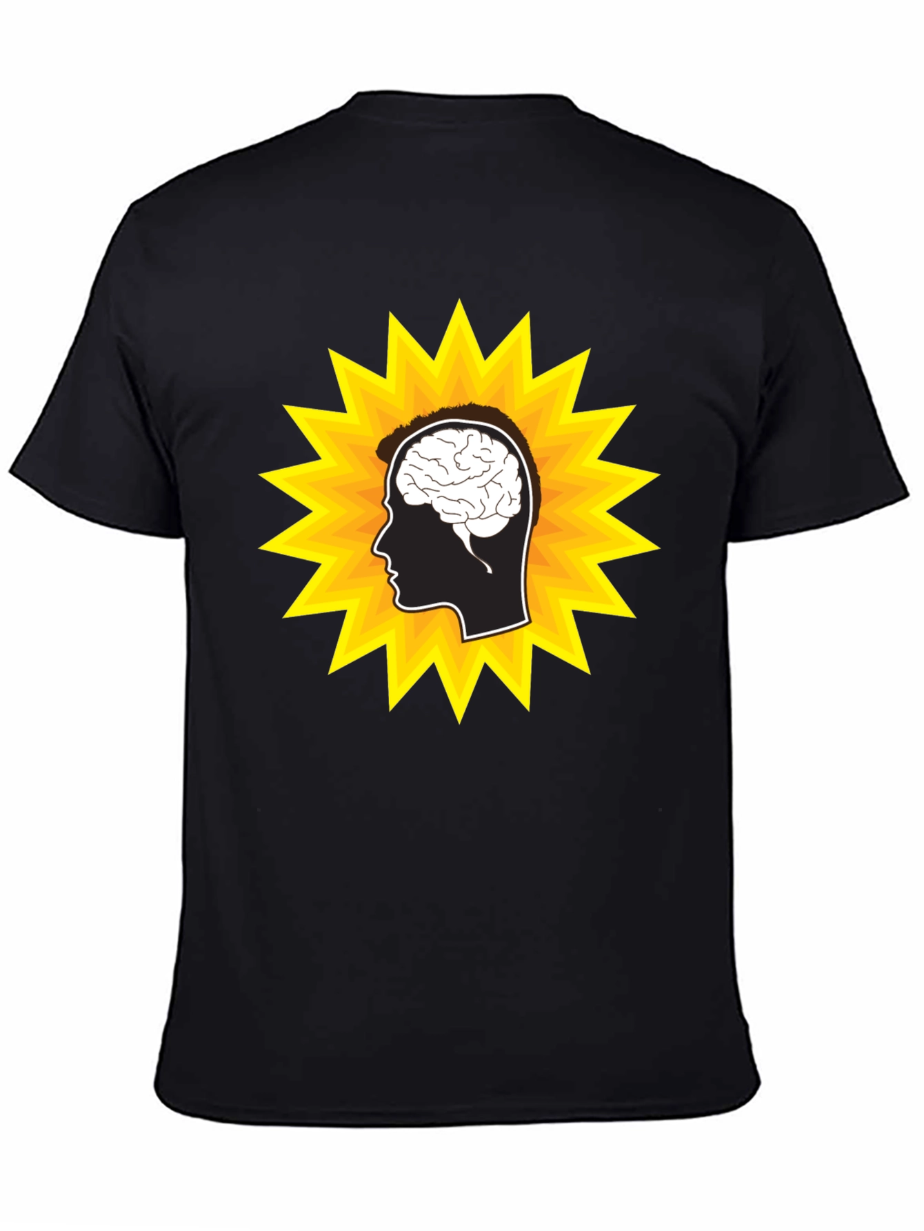 Brain Power T-Shirt - Stylish Head Design