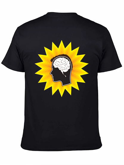 Brain Power T-Shirt - Stylish Head Design