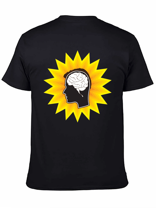 Brain Power T-Shirt - Stylish Head Design
