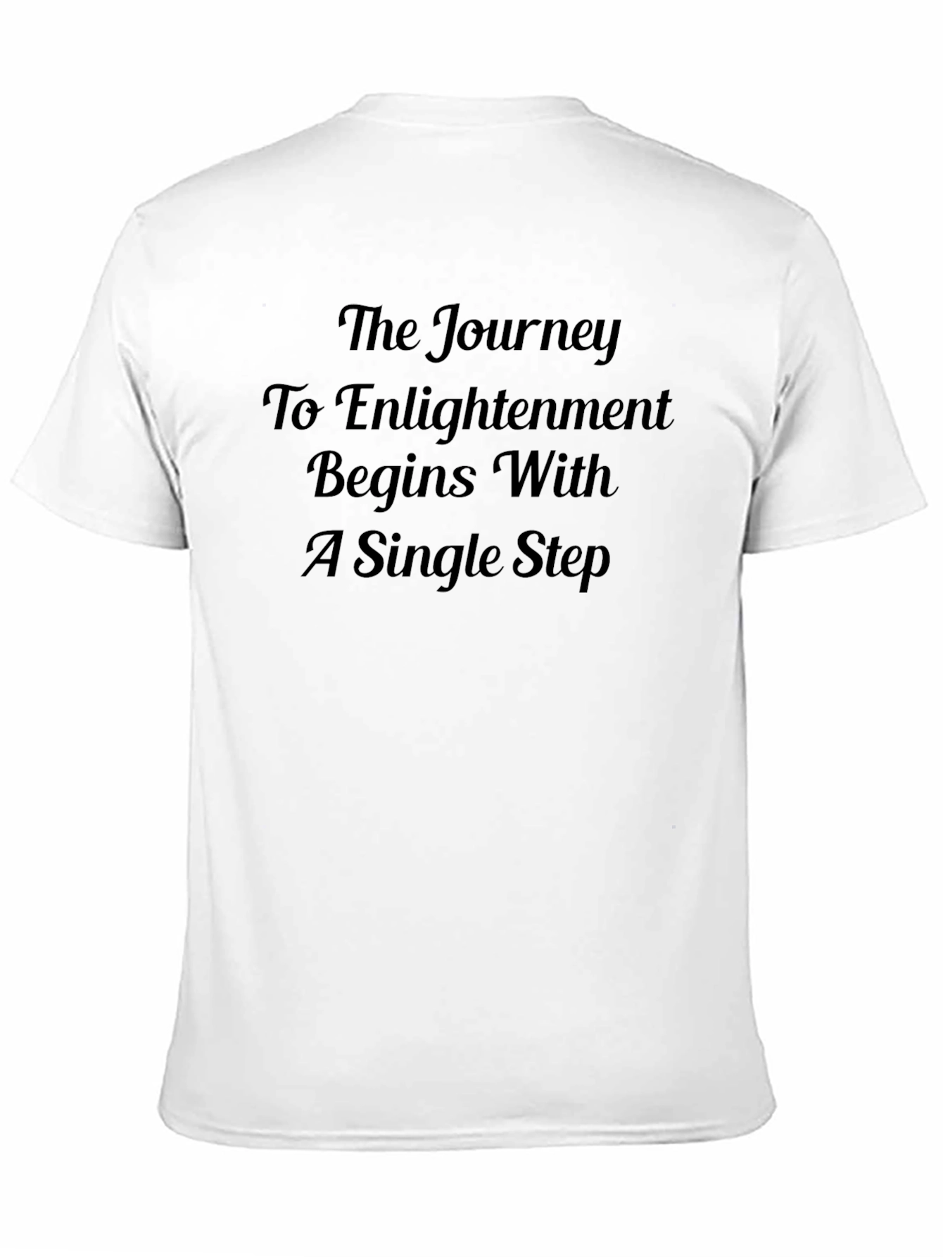 Enlightenment Journey Black Graphic Tee