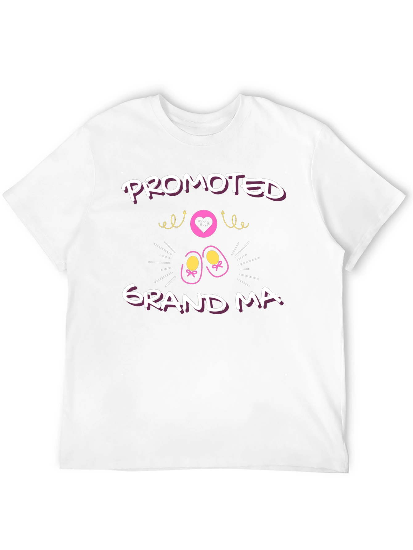Promoted to Grandma T-Shirt - Cute Pregnancy Reveal Tee