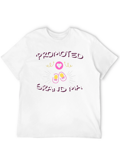 Promoted to Grandma T-Shirt - Cute Pregnancy Reveal Tee