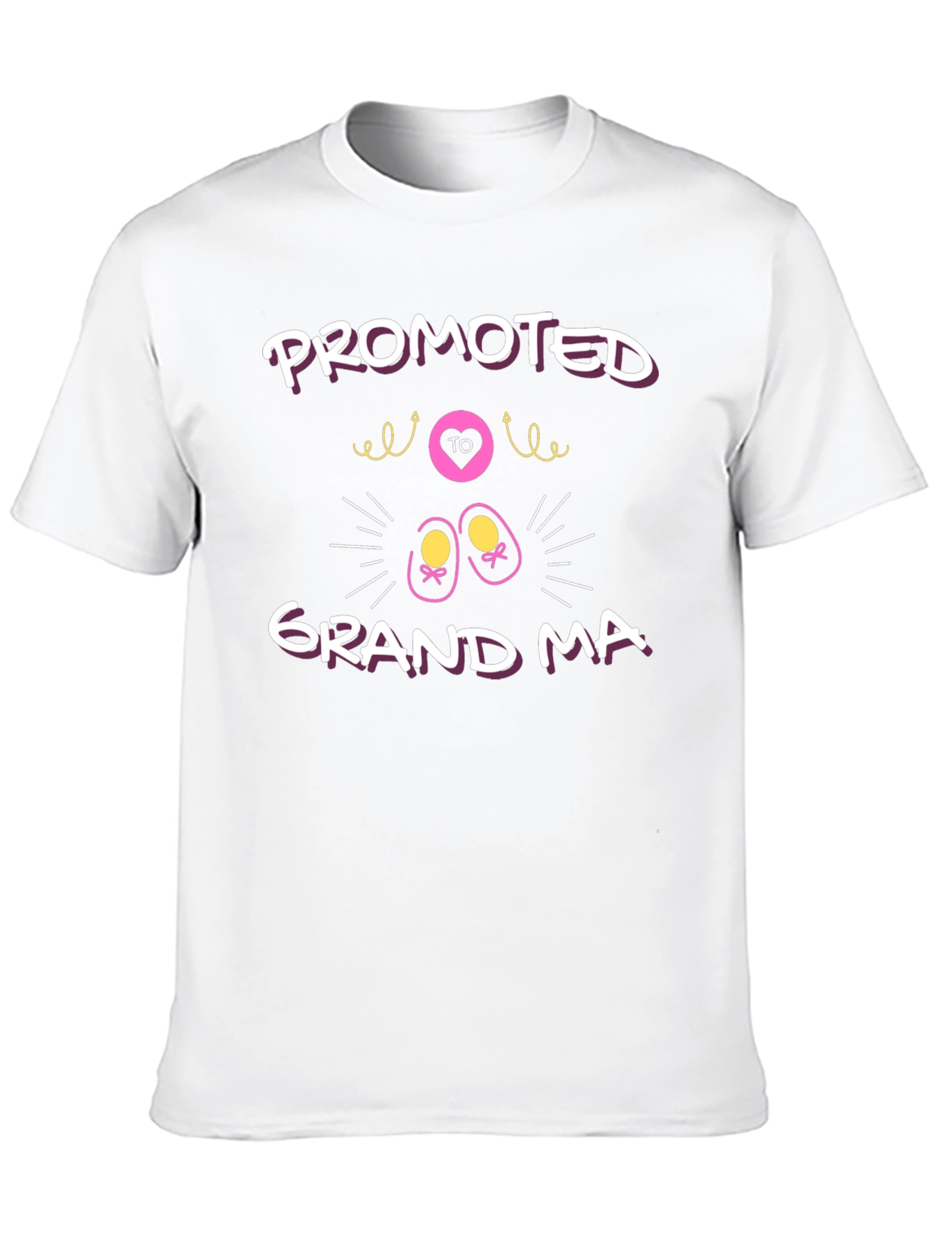 Promoted to Grandma T-Shirt - Cute Pregnancy Reveal Tee