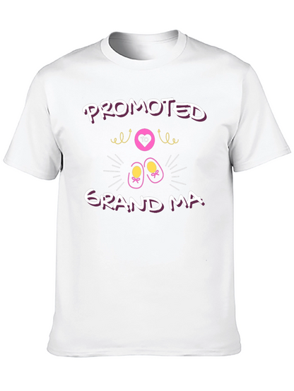 Promoted to Grandma T-Shirt - Cute Pregnancy Reveal Tee