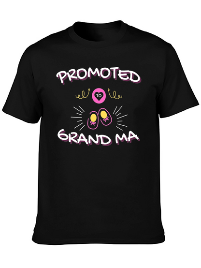 Promoted to Grandma T-Shirt - Cute Pregnancy Reveal Tee