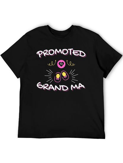Promoted to Grandma T-Shirt - Cute Pregnancy Reveal Tee