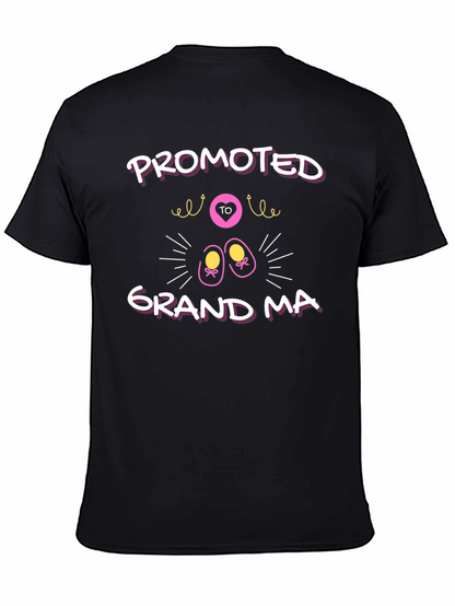 Promoted to Grandma T-Shirt - Cute Pregnancy Reveal Tee