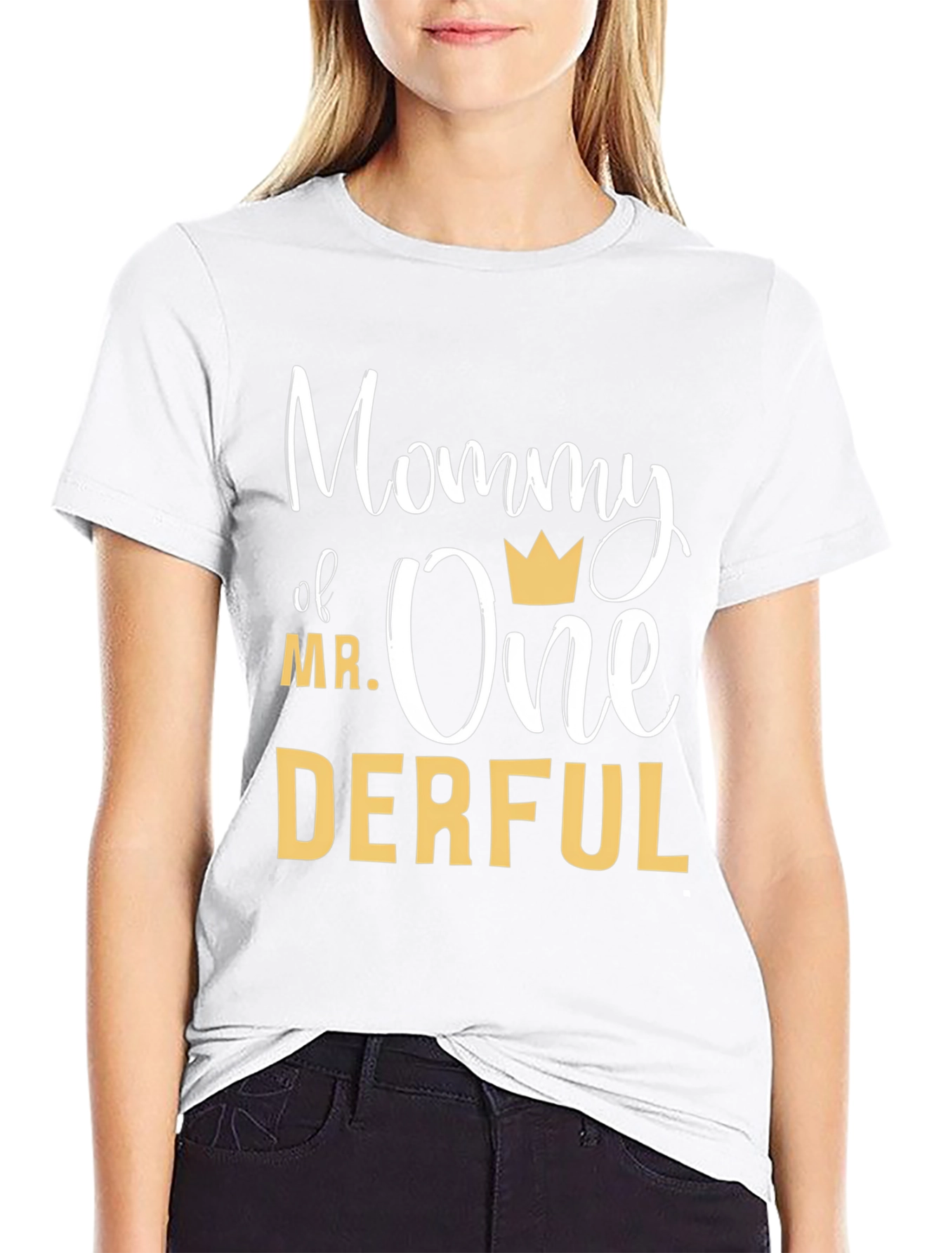 Mommy of Mr. Onederful T-Shirt - First Birthday