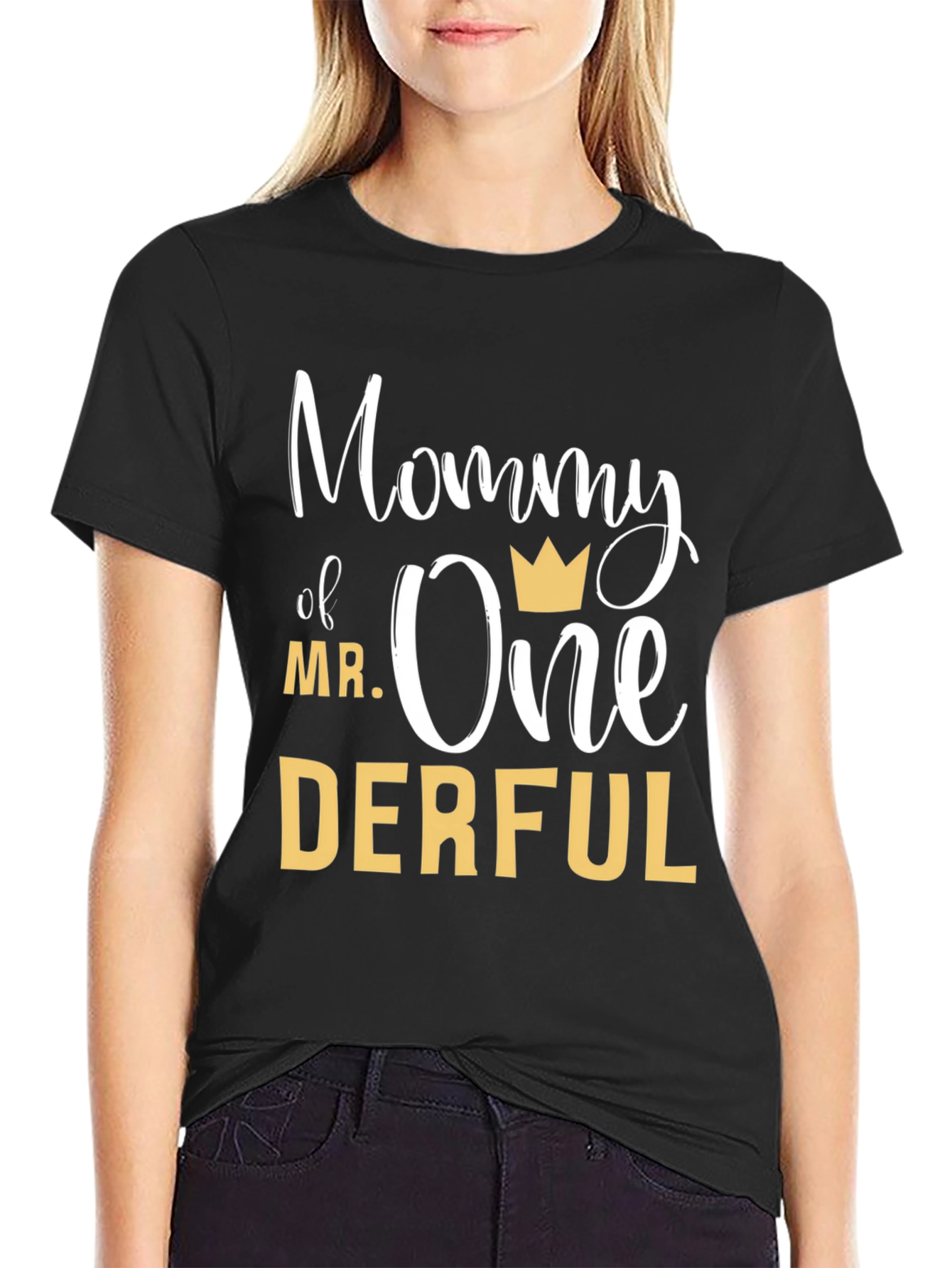 Mommy of Mr. Onederful T-Shirt - First Birthday