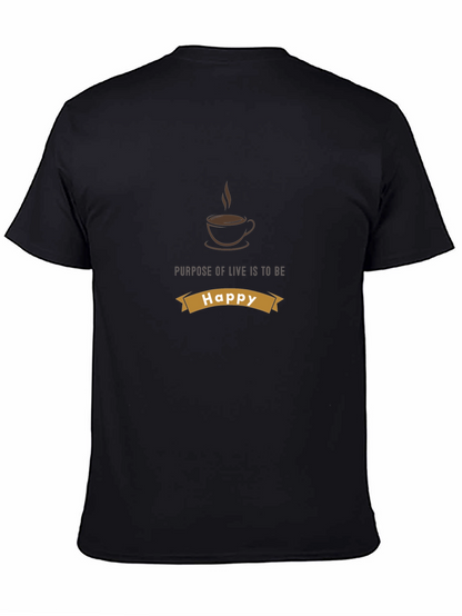 Purpose of Life is to be Happy Graphic Tee