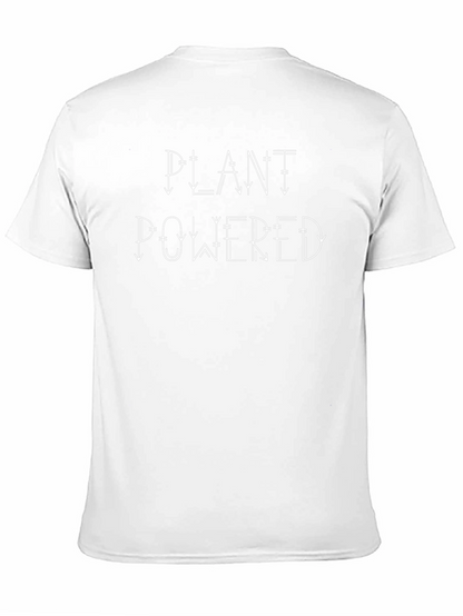 Plant Powered Tee - Stylish Vegan Statement