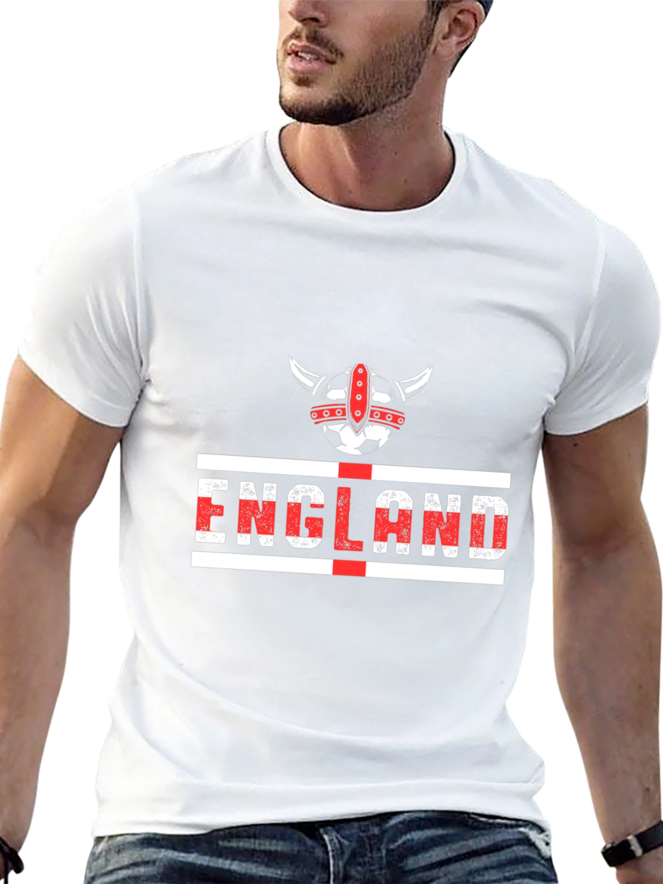 England Viking Soccer Fan T-Shirt