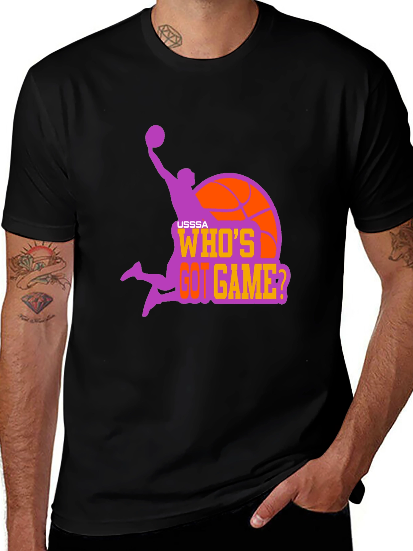 USSSA Whos Got Game Basketball Graphic Tee